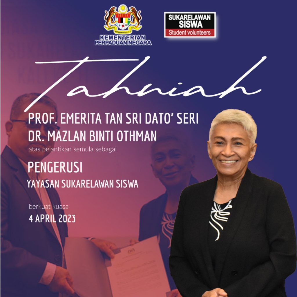 Prof Emerita Tan Sri Dato' Seri Dr. Mazlan Othman